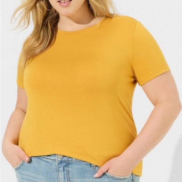 Women’s torrid 1 Everyday Signature Jersey Crew Neck Tee 14 16 1X 1XL - Picture 1 of 10